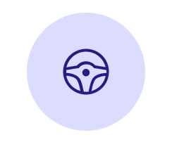 steering wheel icon